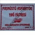 KALIN ASPRATÖR ELYAF FİLTRE 5 li paket