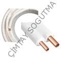 İZOLELİ 25mt.VRV BAKIR 2 Lİ 3/8-3/4  9mm