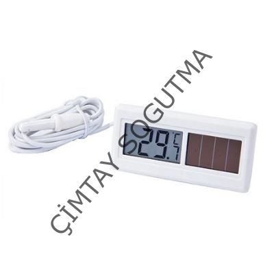 DST-50 PİLLİ+GÜNEŞ ENERJİLİ TERMOMETRE