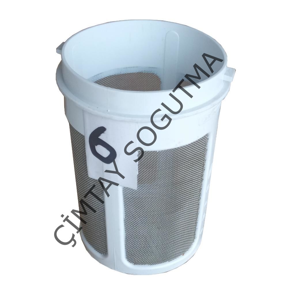 6 NO DEMLİK SÜZGECİ PLASTİK Ç: 7 cm. U: 10,5 cm.