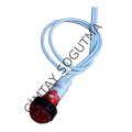 10 mm. KIRMIZI SİNYAL LAMBASI KABLOLU