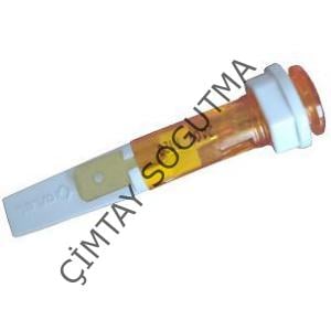 10mm. SİNYAL LAMBASI SARI RENK fişli
