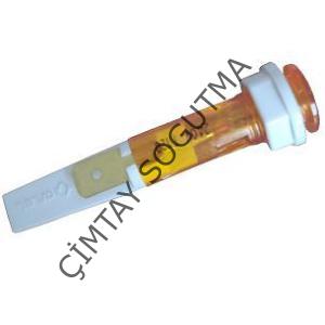 10mm. SİNYAL LAMBASI SARI RENK fişli