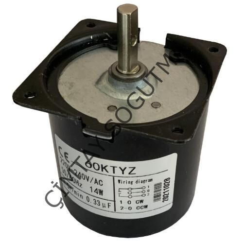 SİYAH DÖNER MOTORU 14 W. 2,5 RPM