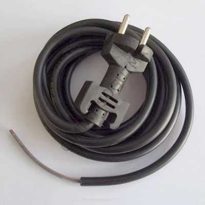 4 mt. 2 X 1.5 mm. FİŞLİ KABLO lastik