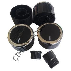 NO:47 FIRIN DÜĞME 4 lü siyah