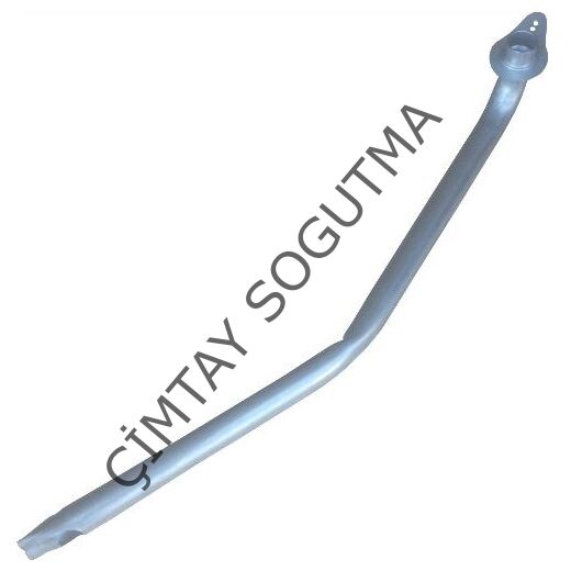 OCAK ALT BORU hava deliği 10 mm. SOL KIVRIM boy 35 cm.