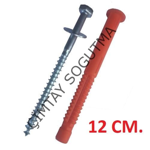 12 CM. 12 lik MZK TUĞLA DÜBELİ + VİDA 4 lük pk.