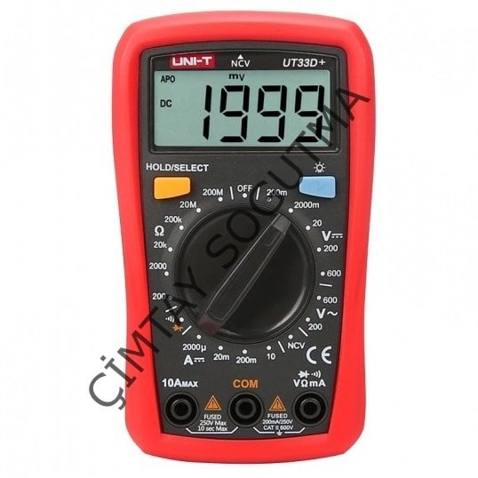 UNI-T 33 D+ DİJİTAL MULTİMETRE ohm metre