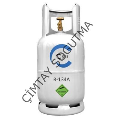 C GAZ R-134A  12 KG DOLUMLU tüp dahil