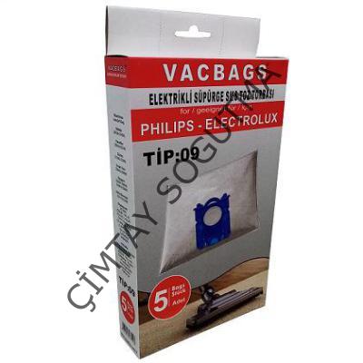 PHİLİPS TİP:09 S-BAG ELYAF 5li KUTU