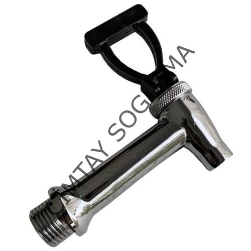 BASMALI KAHVECİ MUSLUK KALIN DİŞ