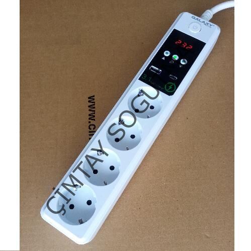 GALAXY ÇOKLU PRİZ VOLTAJ KORUYUCU S220