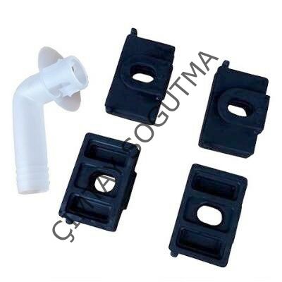 DRANAJ PİPOSU+DELİKLİ KLİMA TAKOZU 4 lük pk.