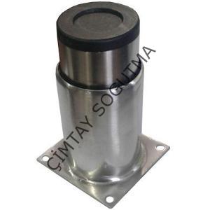 İ-03V06 İNOKS TABAN AYAK YUVARLAK