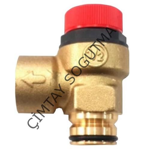 EMAS 1/2 GEÇME ORİNGLİ KOMBİ EMNİYET VENTİLİ