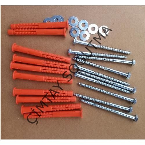 12 CM. 12 lik MZK TUĞLA DÜBELİ + VİDA 10 lu pk.