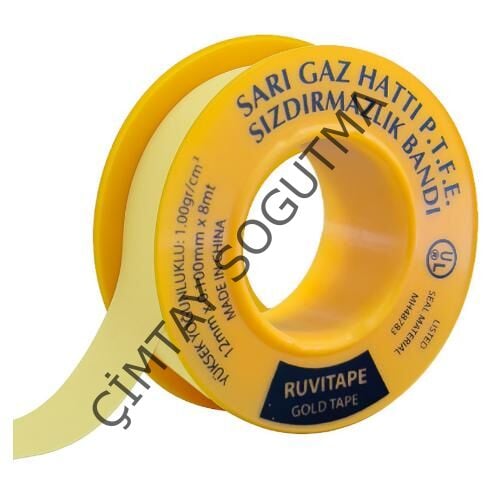 RUVİTAPE SARI DOGALGAZ TEFLON BANT