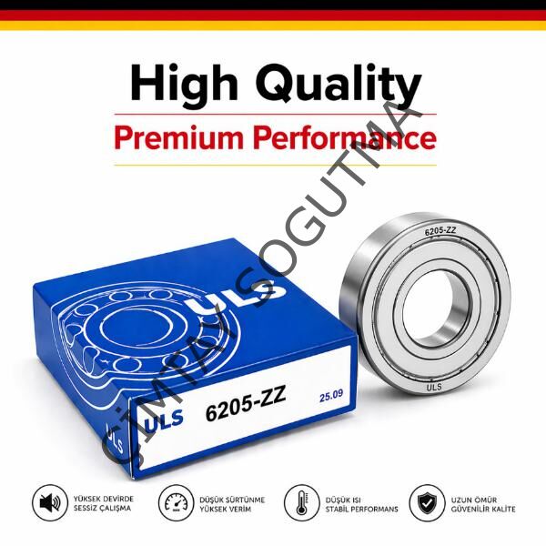 ULS 6205 METAL KAPAK RULMAN