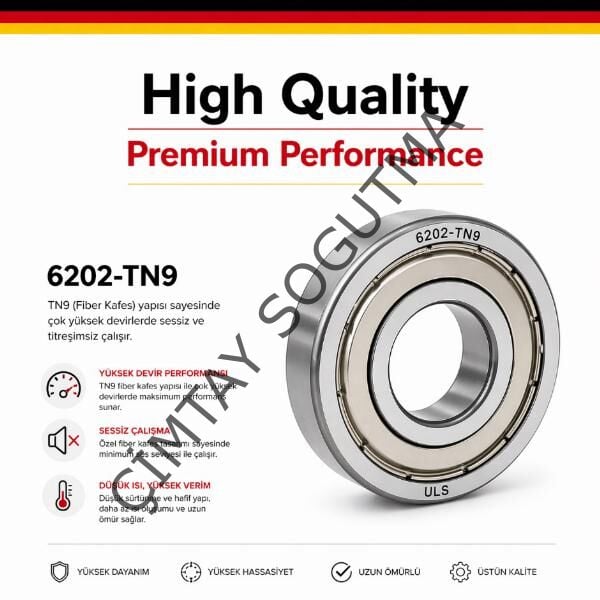 ULS 6202 METAL KAPAK RULMAN