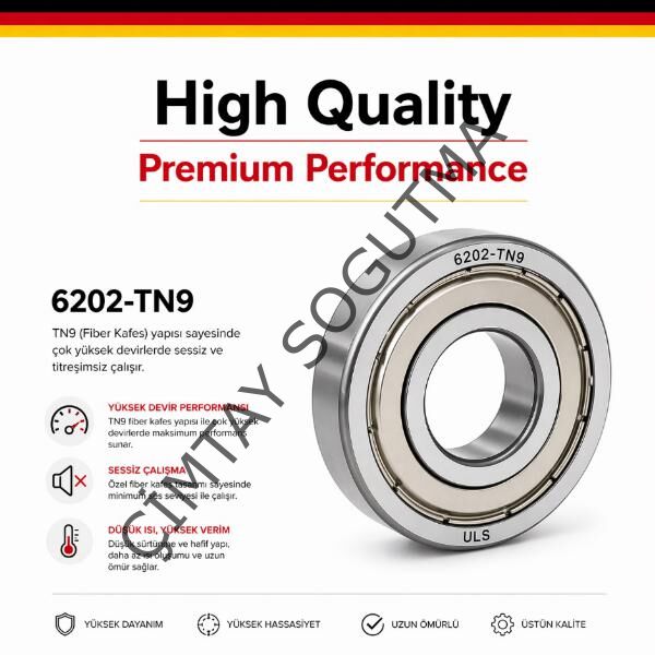 ULS 6202 METAL KAPAK RULMAN