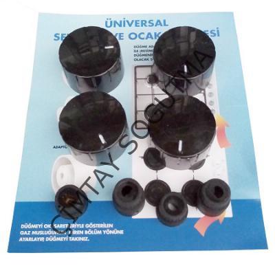 SİYAH SET ÜSTÜ DÜĞME TAKIM