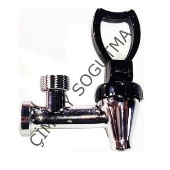 BASMALI MUSLUK METAL DIŞ DİŞLİ GÖSTERGELİ