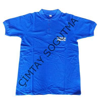 TİŞÖRT TEKNİK SERVİS MAVİ  L