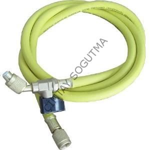 VALUE 90cm.GAZ HORTUM vanalı tek