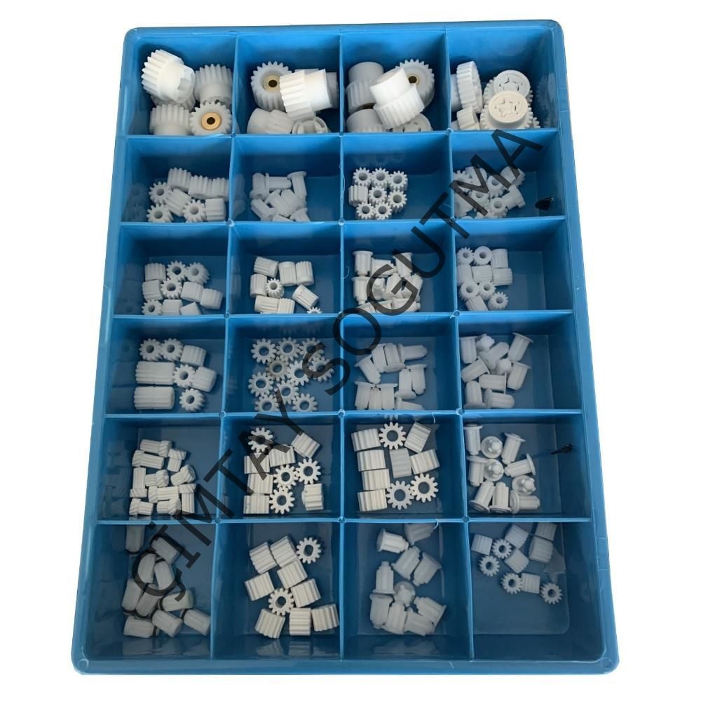DİŞLİ KUTUSU MAVİ 24 ÇEŞİT + DİŞLİLER