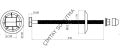 PANEL BAĞLANTI APARATI 230 mm.+çap 70 mm. flanş